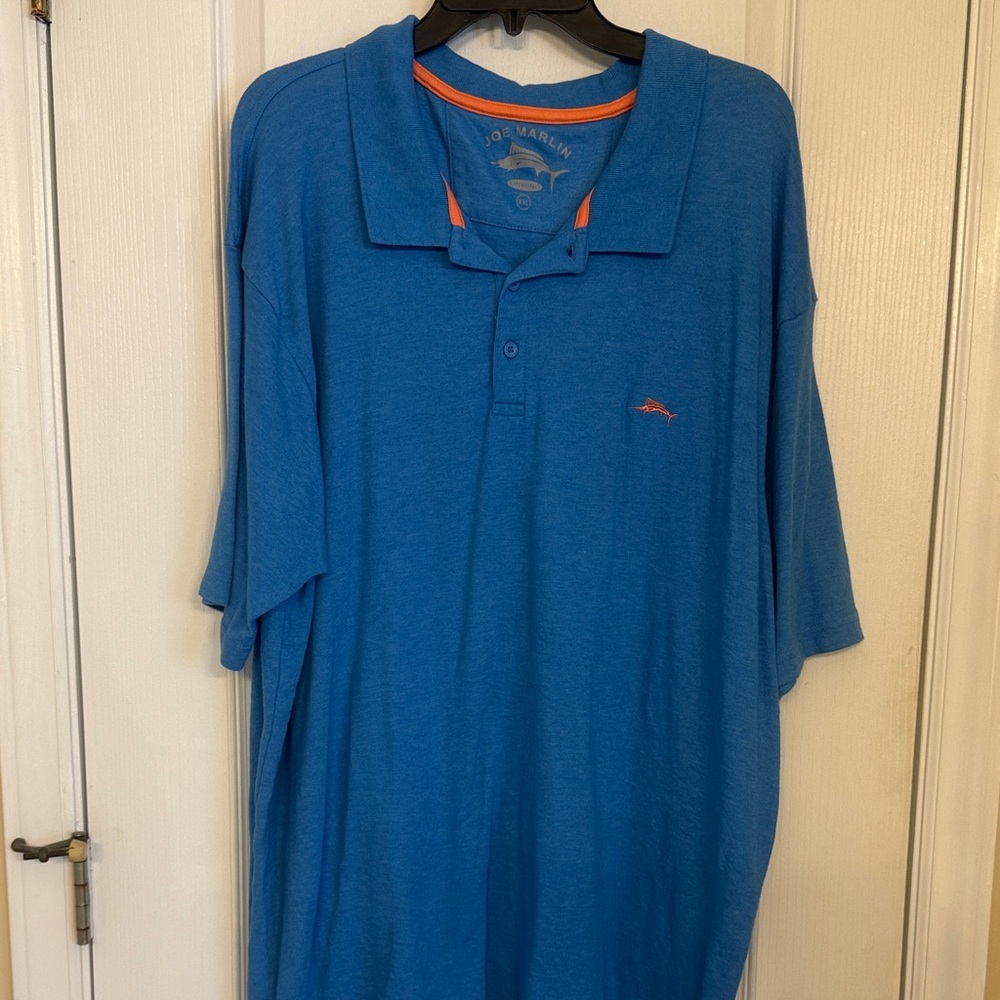 Joe Marlin Men's Ocean Blue Polo Shirt